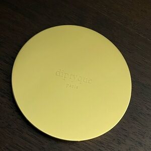 Gold Diptyque candle jar cover lid brand new condition